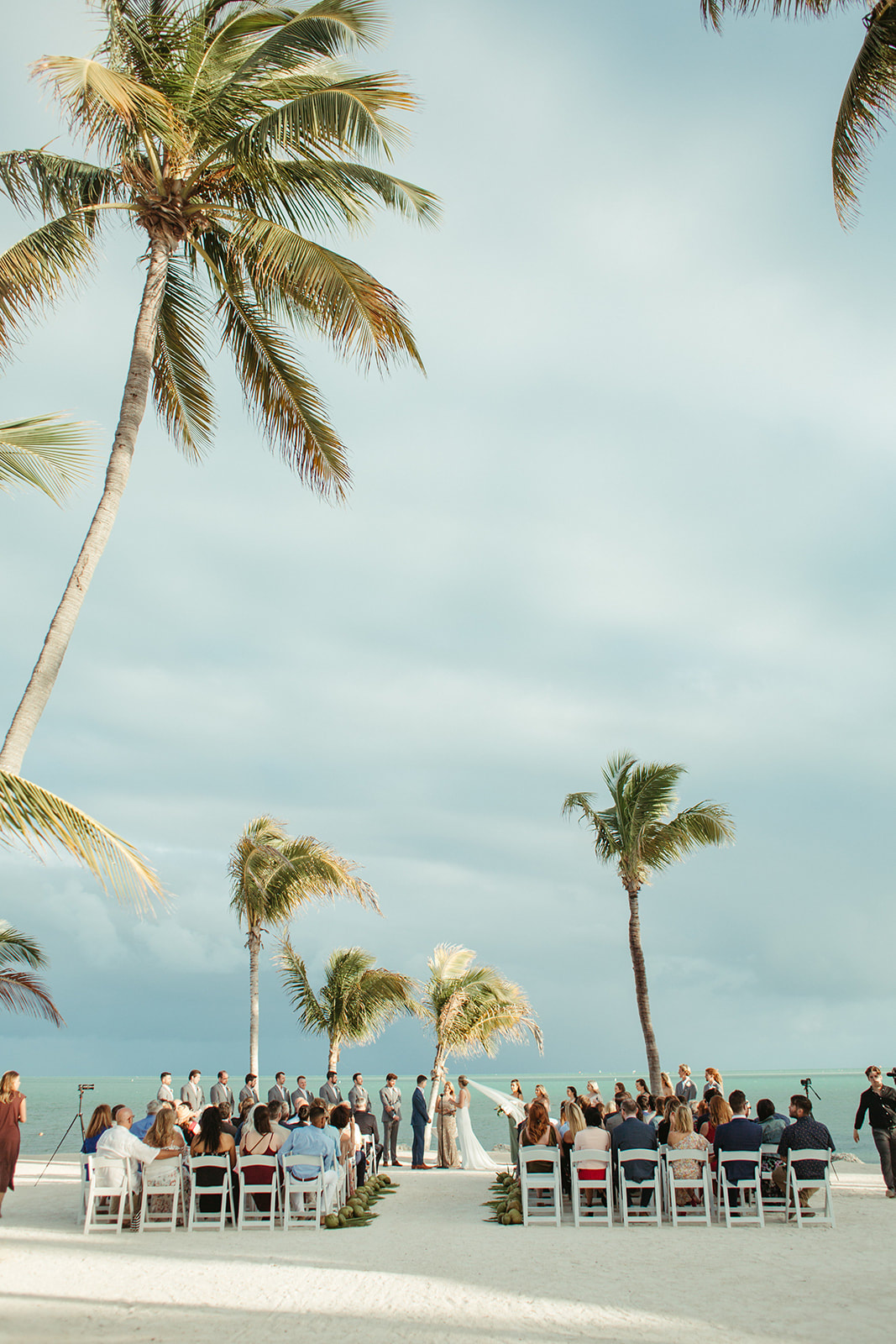 Islamorada beach wedding ceremony
