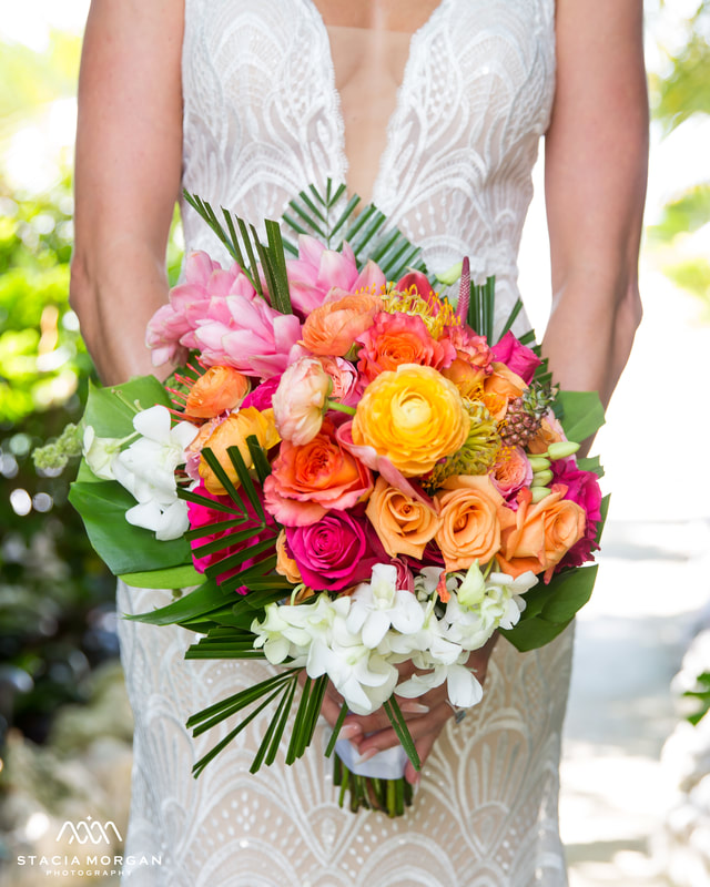 South Florida Wedding, gorgeous bridal bouquet