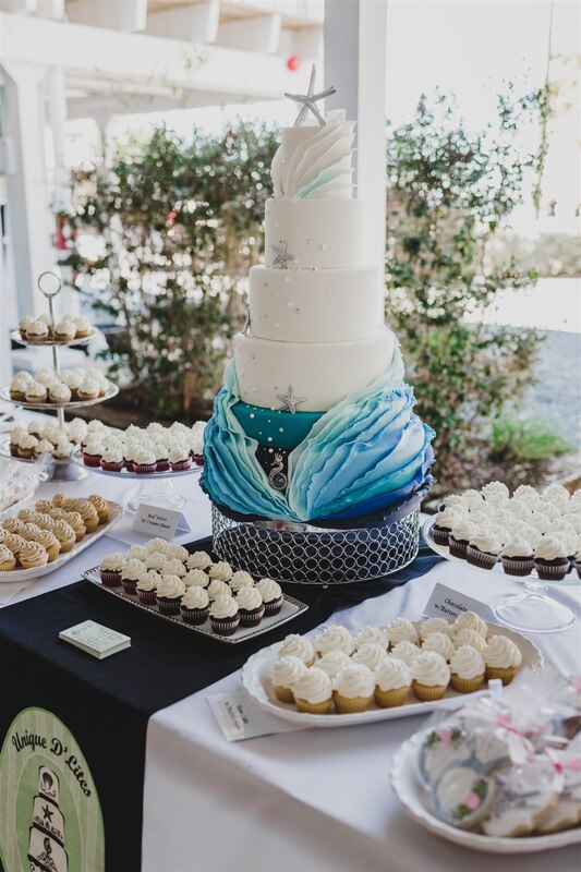 Florida Keys wedding cake