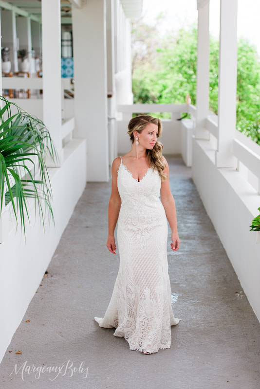 Key Largo wedding, bride